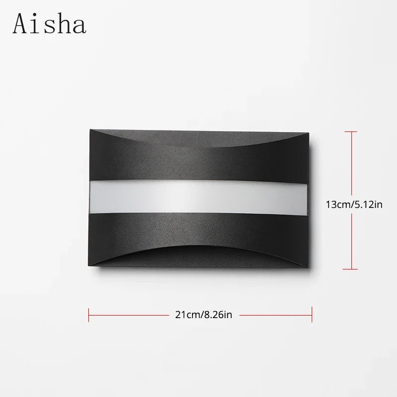 10W LED Wall Lamp Wrought Iron Wall Light  Indoor Corridor Staircase Living Room Bedroom Bedside Decorative Lighting