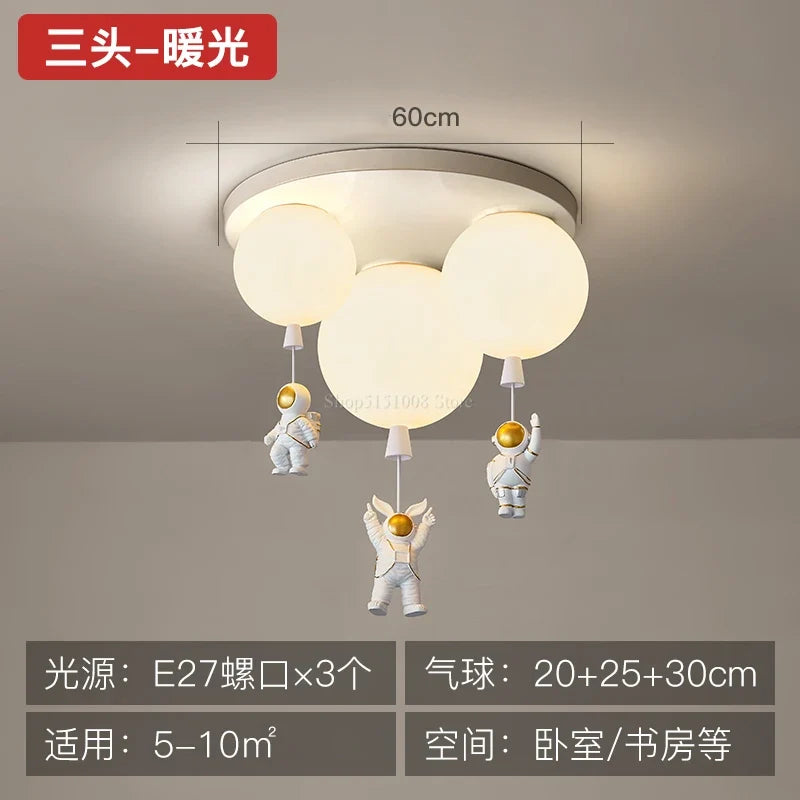 suspension nordique décorative pour chambre d'enfant design ludique