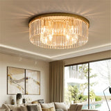 plafonnier moderne en cristal pour décoration intérieure élégante