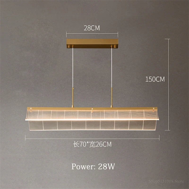 lustre moderne en cuivre suspension éclairage intérieur design