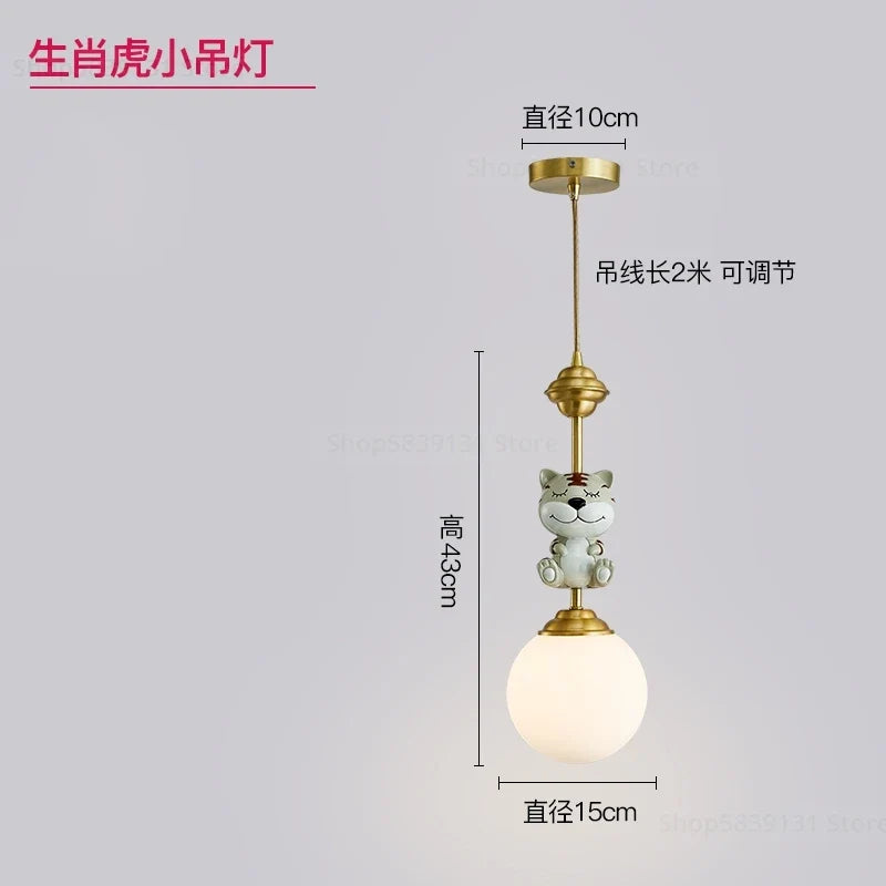 suspension led décorative dessin animé nordique pour noël