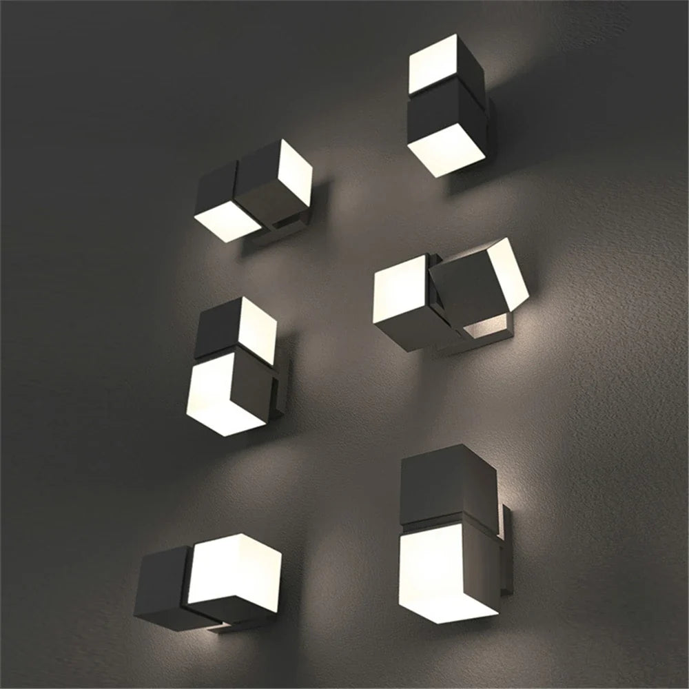 applique murale led étanche moderne pour extérieur décoratif paysage jardin allée