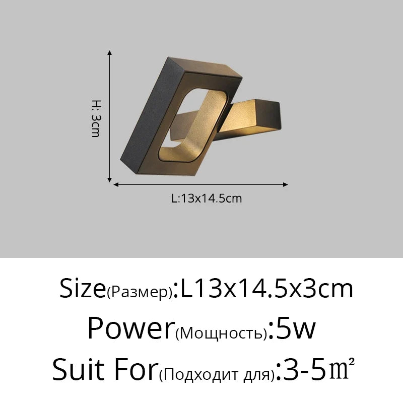 applique murale led nordique moderne idéale pour hôtel allée escaliers