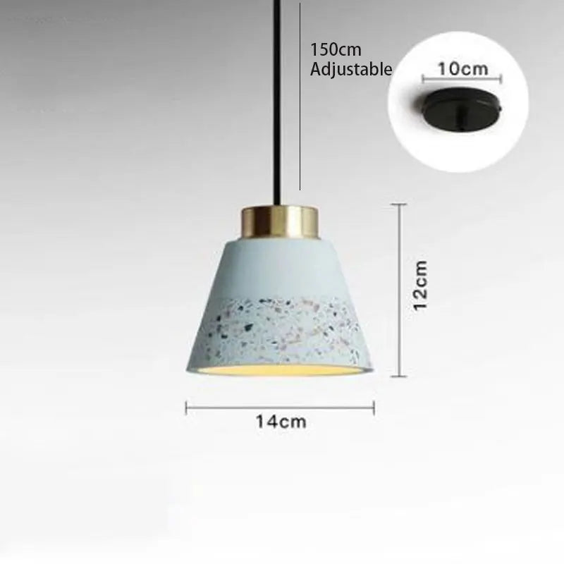 suspension vintage en ciment pour bar et café