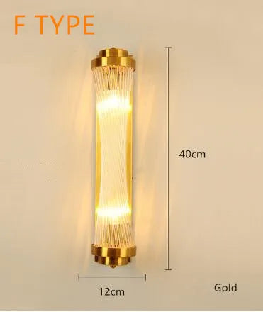 applique murale en cristal pour décor créatif rétro et moderne