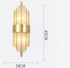 applique murale moderne led en cristal design élégant pour intérieur