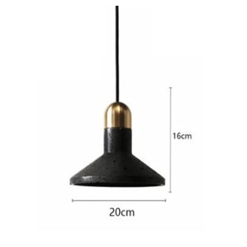 suspension en terrazzo de ciment style industriel haut de gamme