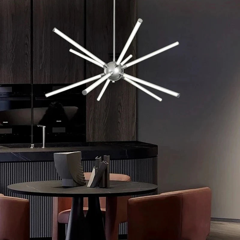 suspension moderne en aluminium pour intérieur bar et cuisine