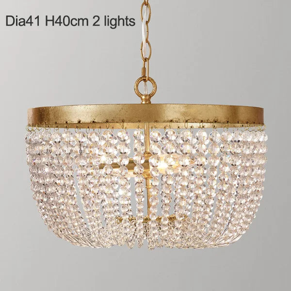 suspension vintage en cristal style industriel pour intérieur élégant