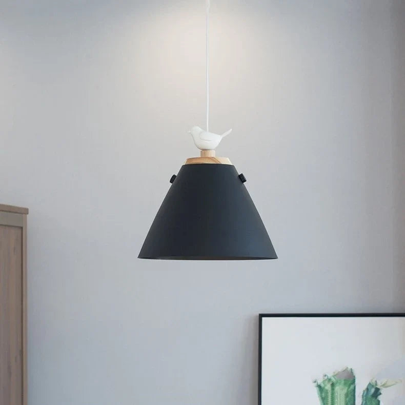 suspension nordique design oiseau luminaires pour escalier
