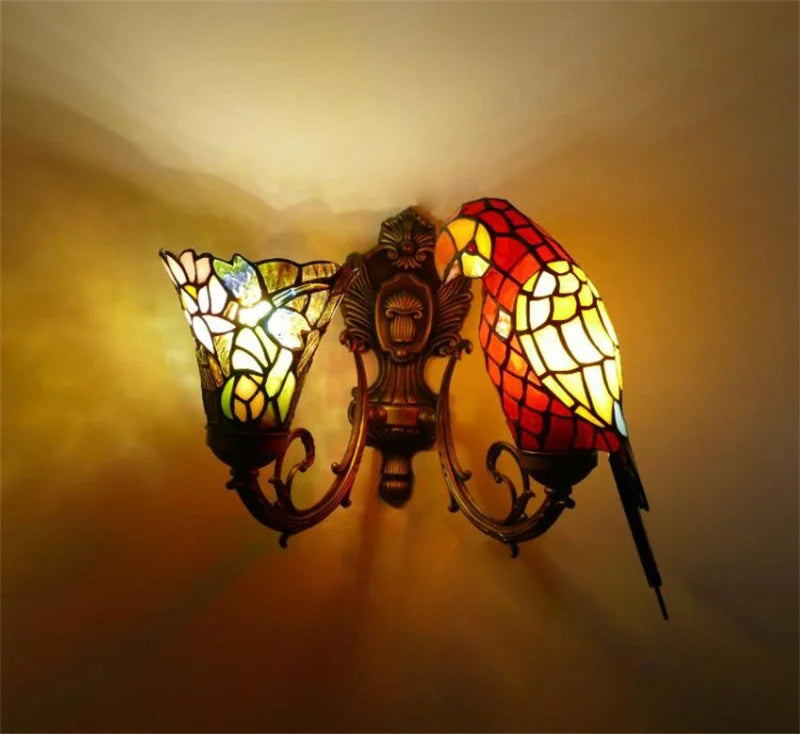 applique murale en verre coloré pour déco créative lumineuse