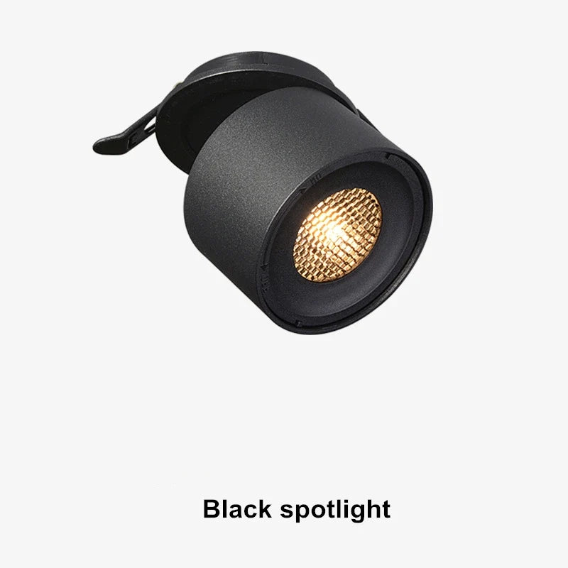 spot rotatif pliable intégré à intensité variable led rétro-éclairage éclairage intérieur