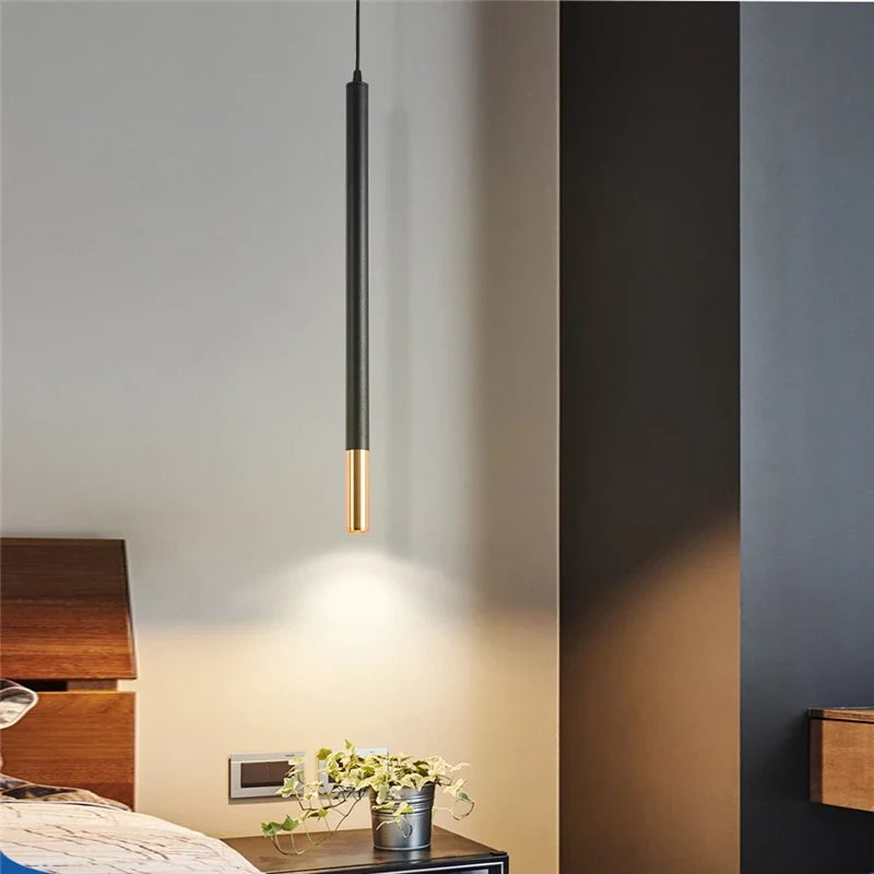 lampe de chevet suspendue led lustre unique décoration intérieure
