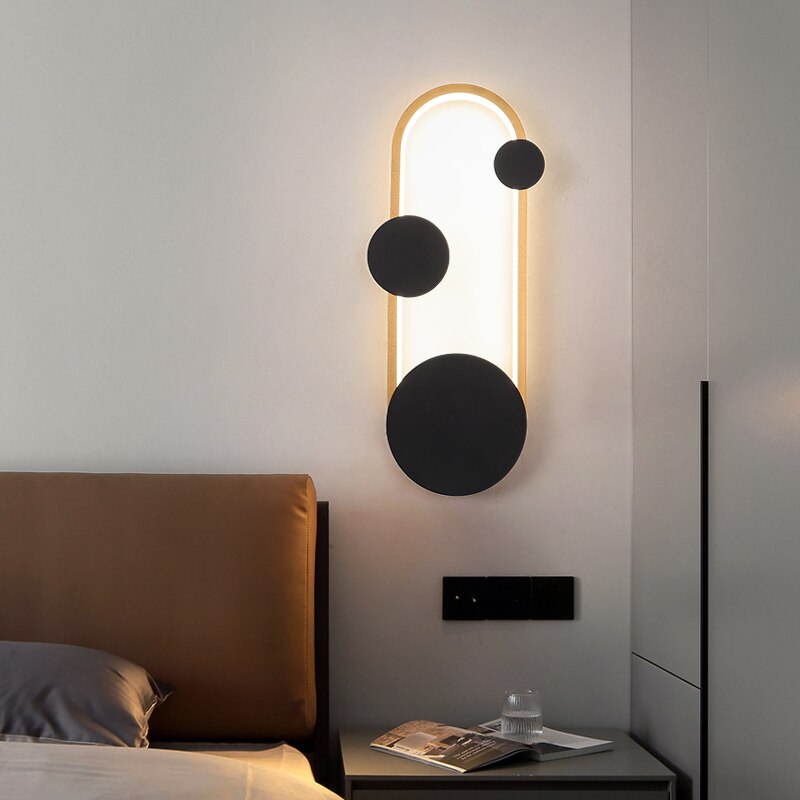 Applique murale moderne LED arrondie Scone