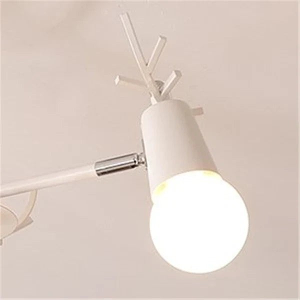 lustre en bois led nordique pour enfants style macaron