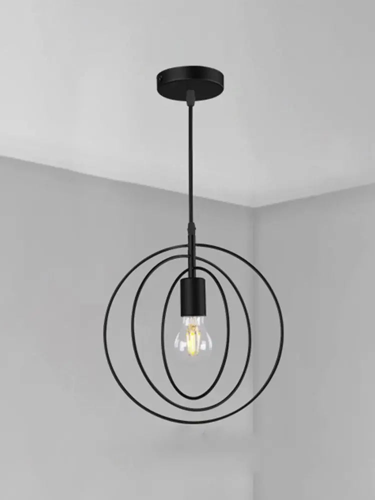 lustre industriel vintage en métal pour éclairage rétro intérieur