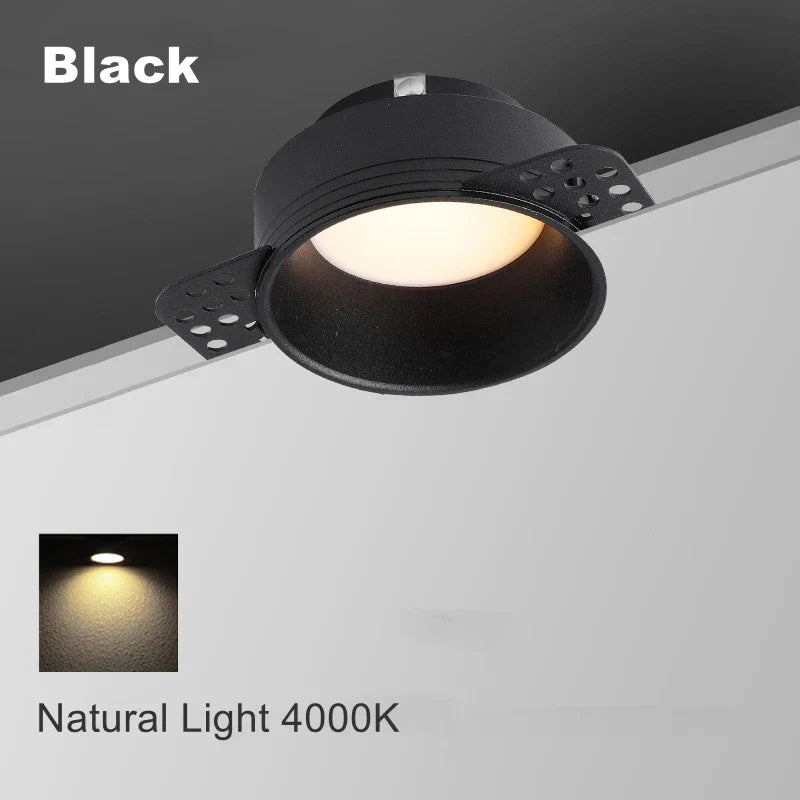 spot led encastré sans cadre à intensité variable