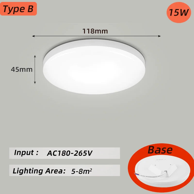 plafonnier led moderne carré pour intérieur design élégant