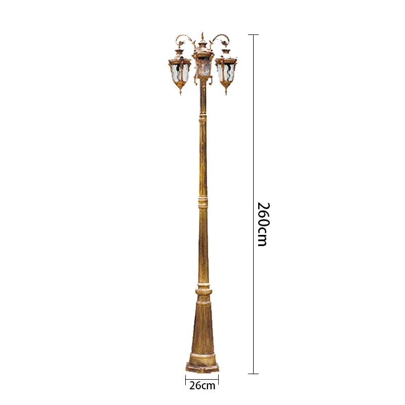 (H≈2.6M)Villa Home Outdoor Garden Light Park Community Landscape Street Project Lighting Street Lamp