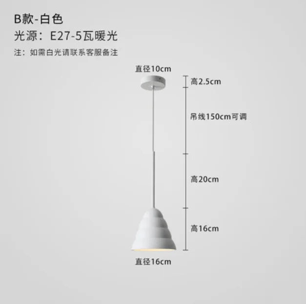 suspension nordique décorative pour éclairage créatif intérieur