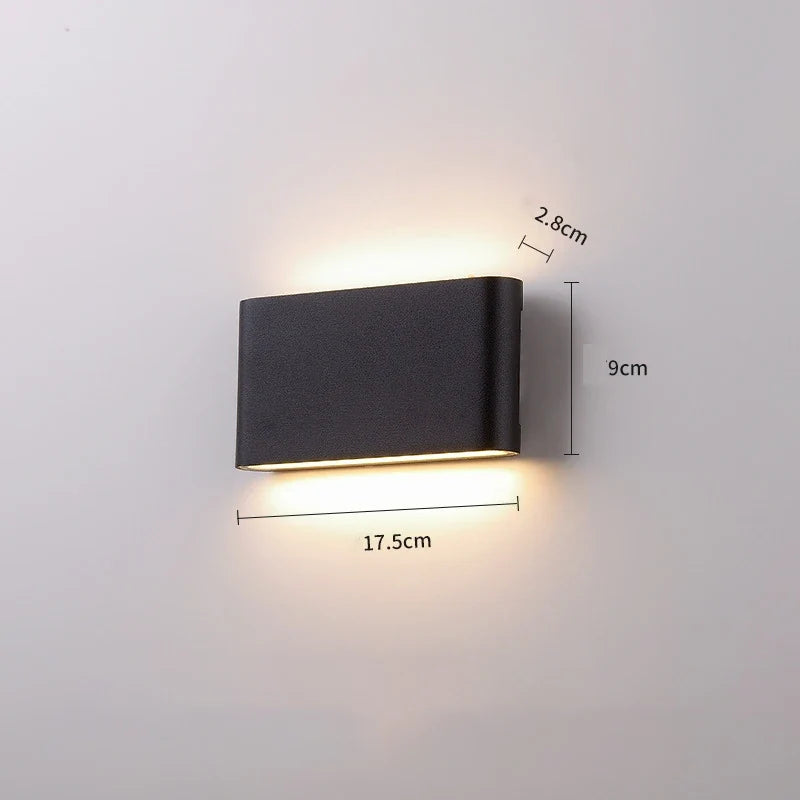 applique murale 	ip65 étanche pour jardin extérieur