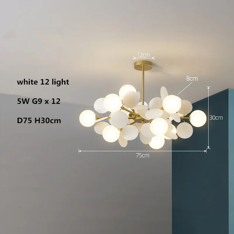 lustre led globe en verre acrylique coloré pour enfants