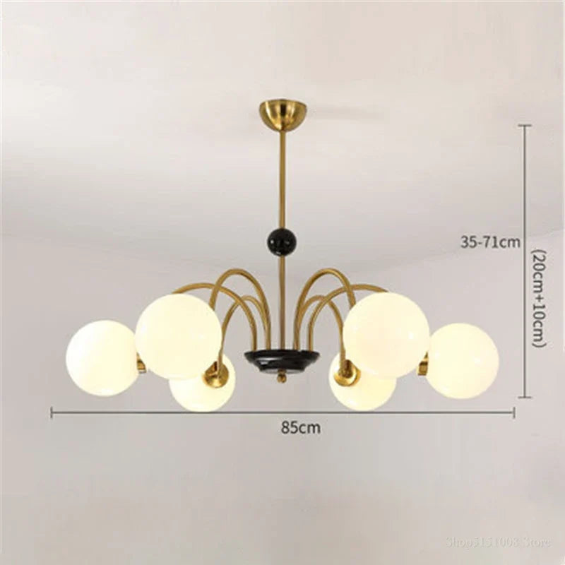 lustre moderne led décoration nordique éclairage intérieur