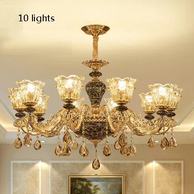 lustre en cristal de luxe pour une ambiance minimaliste
