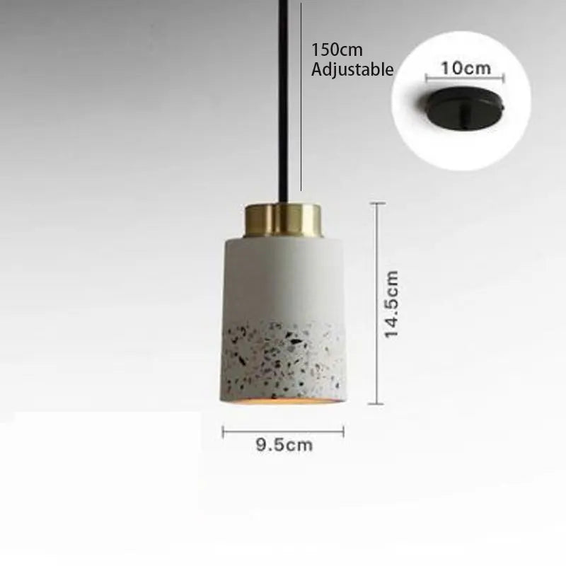 suspension vintage en ciment pour bar et café
