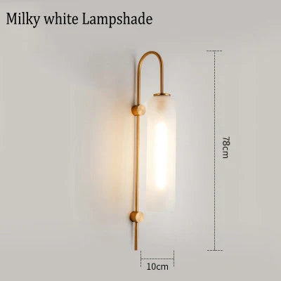 Applique en verre fumée gris ambre blanc vert