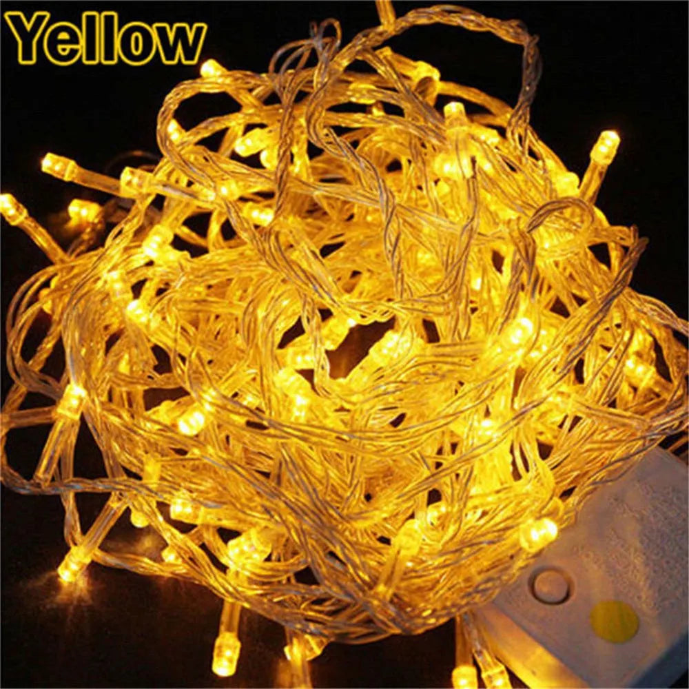 guirlande lumineuse led extérieure pour décorations de Noël