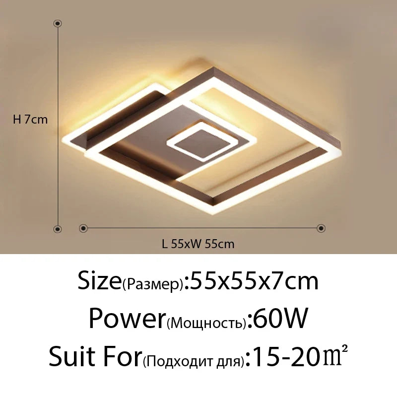 plafonnier led ultra fin pour décoration intérieure élégante