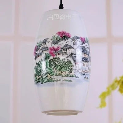 Suspension chinoise en céramique