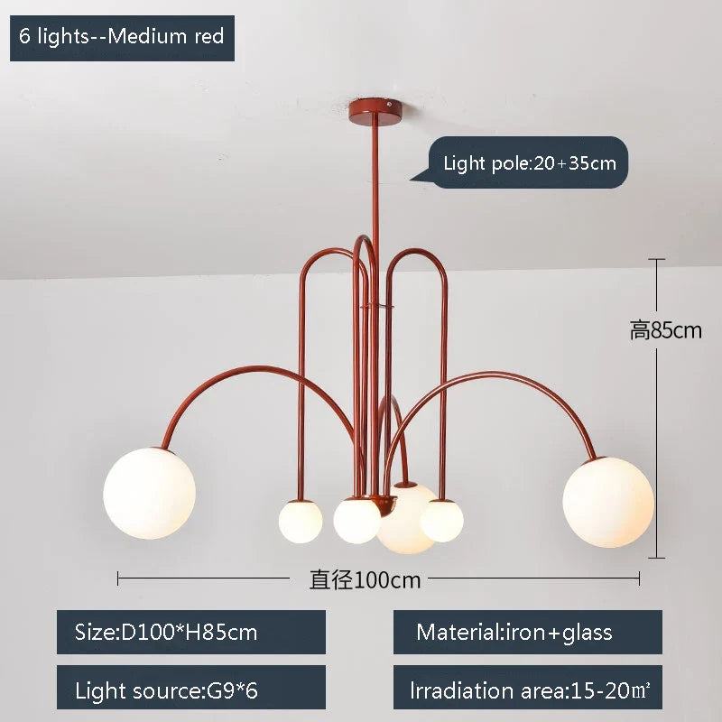 suspension moderne design postmoderne pour intérieur élégant