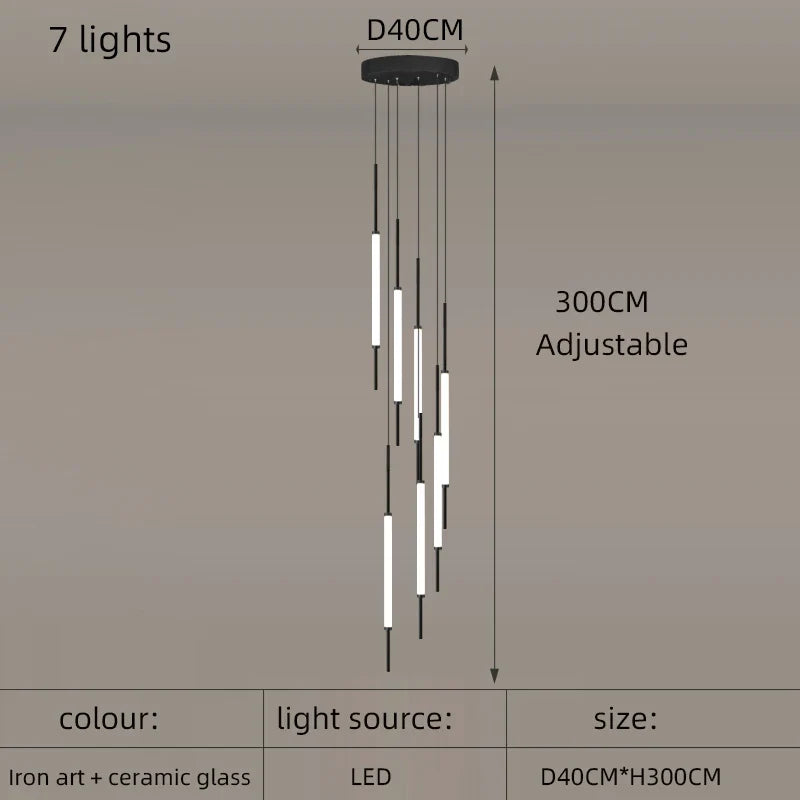 lustre moderne pour décoration d'intérieur élégant et épuré