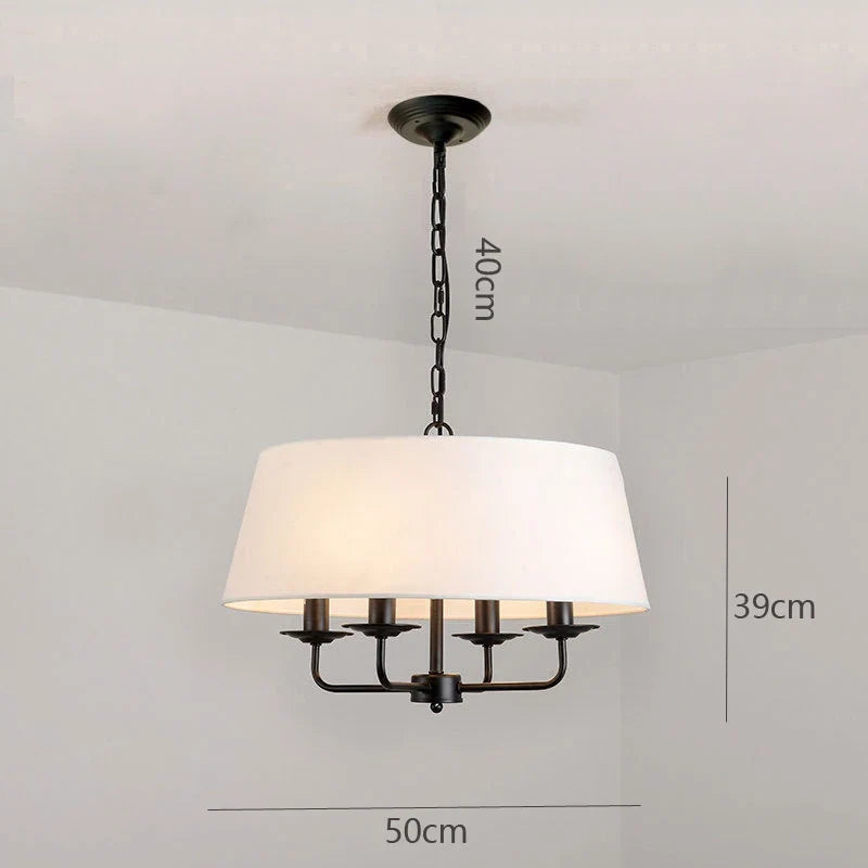 luminaire suspendu led style rétro américain pour salon moderne