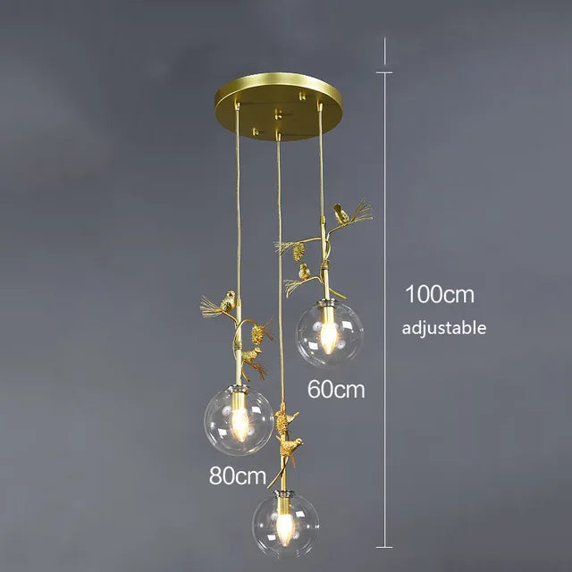 suspension en verre design moderne pour intérieur élégant