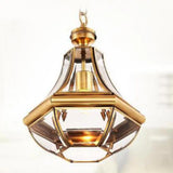lustre en cuivre antique pour éclairage intérieur et extérieur