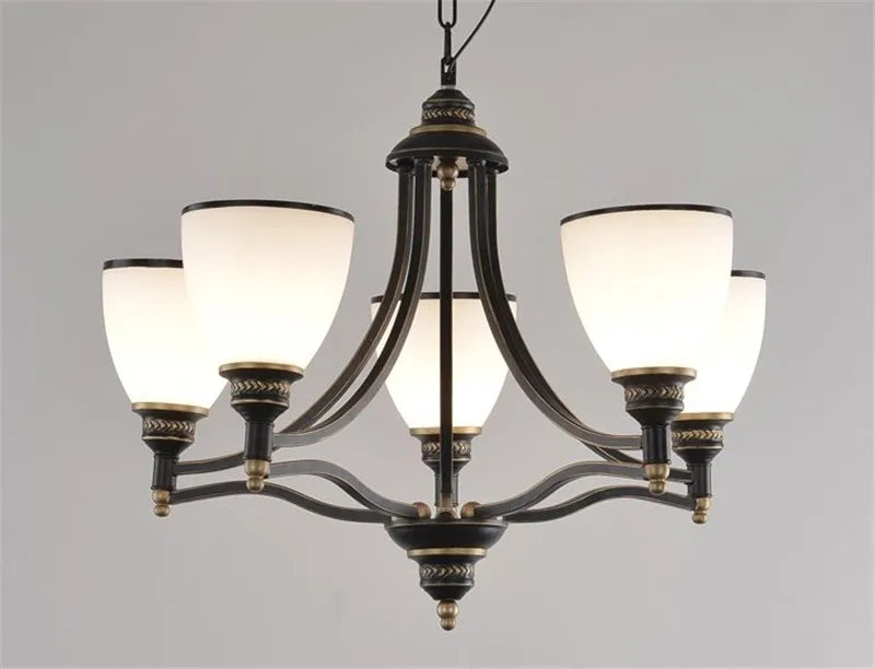 lustre en verre moderne pour un éclairage élégant