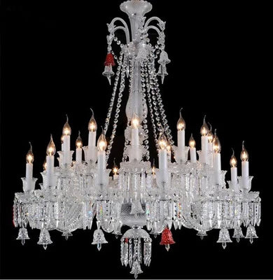 lustre en cristal noir pour un éclairage luxueux et élégant