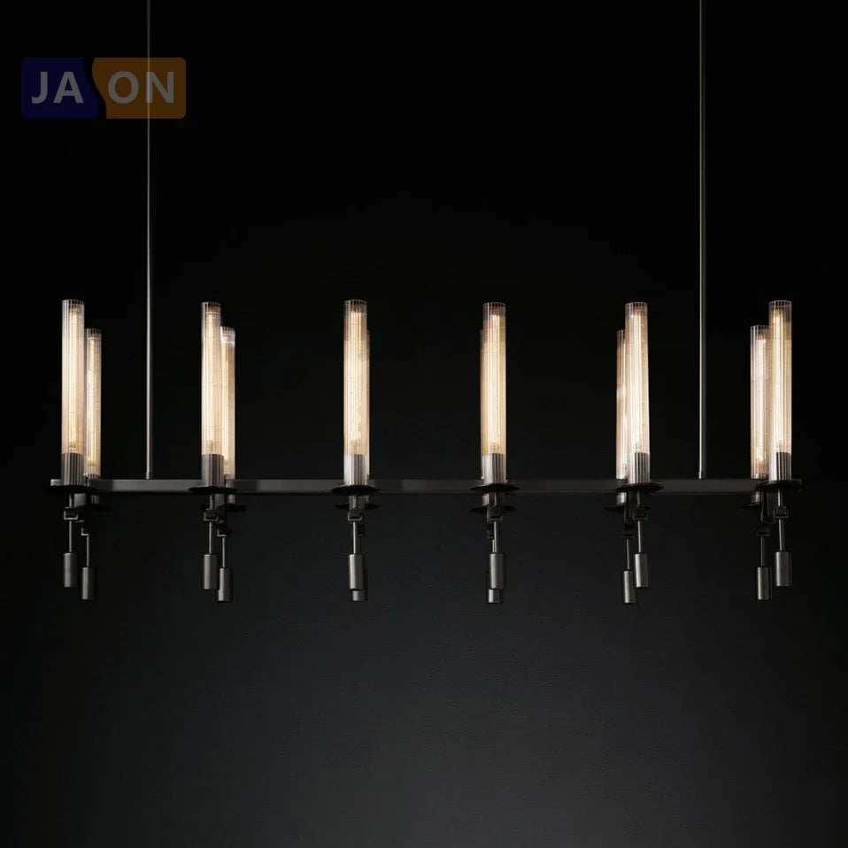 suspension vintage en fer et verre design personnalisé