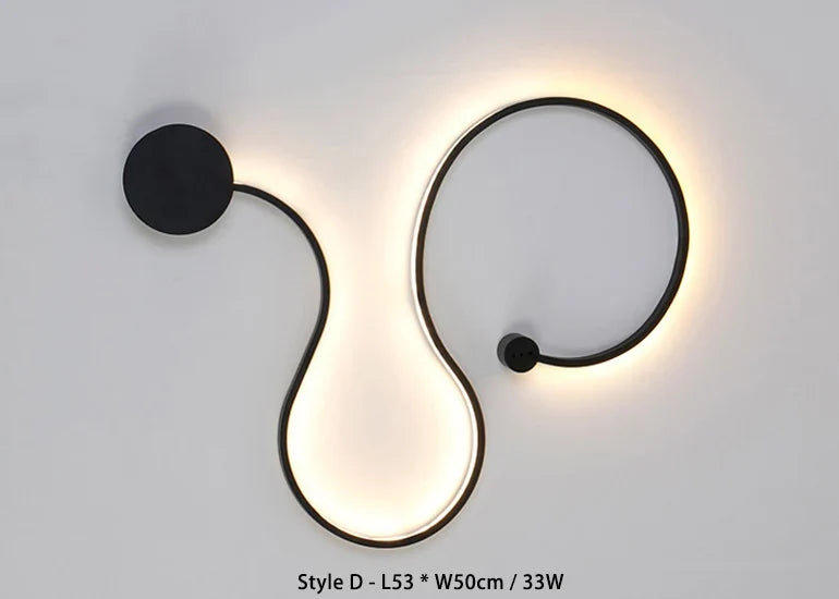 applique murale led moderne pour décoration intérieure élégante
