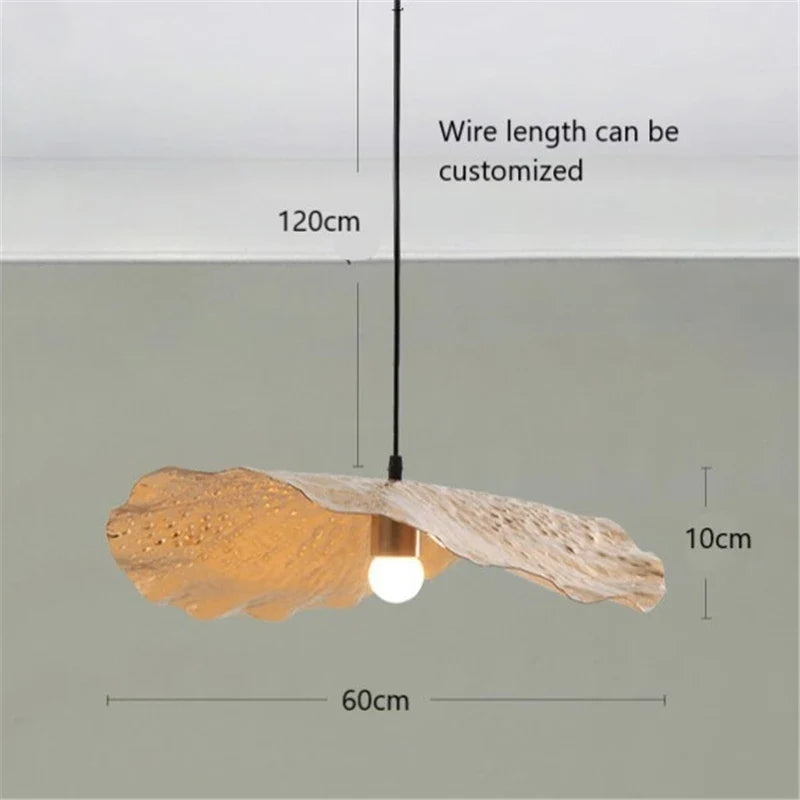 suspension en métal lotus nordique pour décoration intérieure