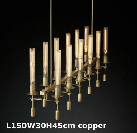 suspension vintage en fer et verre design personnalisé