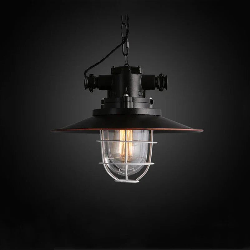 lustre rétro américain pour loft café pub étude
