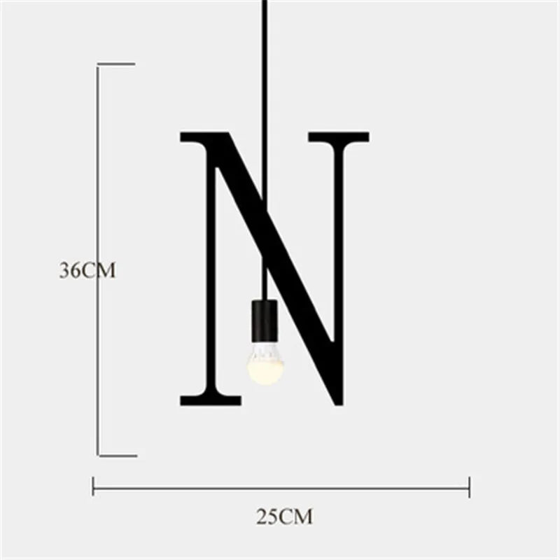 suspension nordique diy love luminaire décoratif pour loft et bar