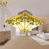plafonnier marocain en verre fait main style rétro pour enfants