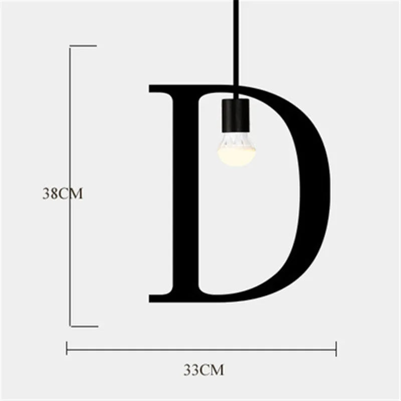 suspension nordique diy love luminaire décoratif pour loft et bar