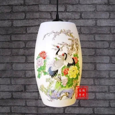 Suspension chinoise en céramique