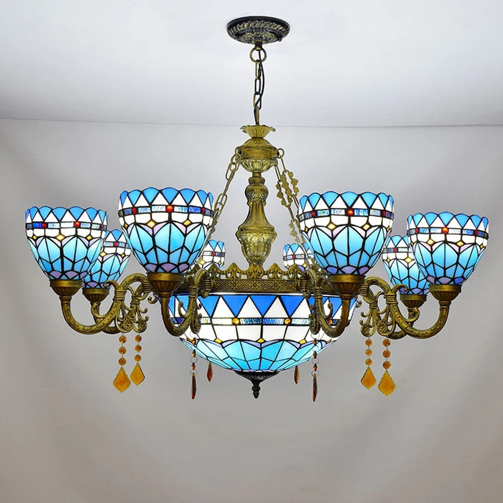 suspension en cristal de verre pour un éclairage élégant